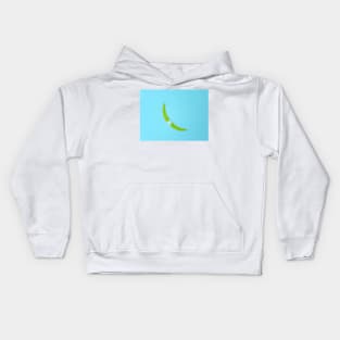 Closterium desmid alga under the microscope Kids Hoodie